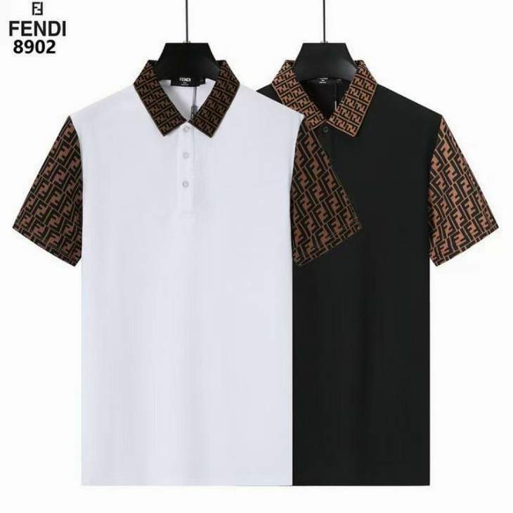 Picture of Fendi Polo Shirts Short _SKUFendiM-3XL8qx890228123